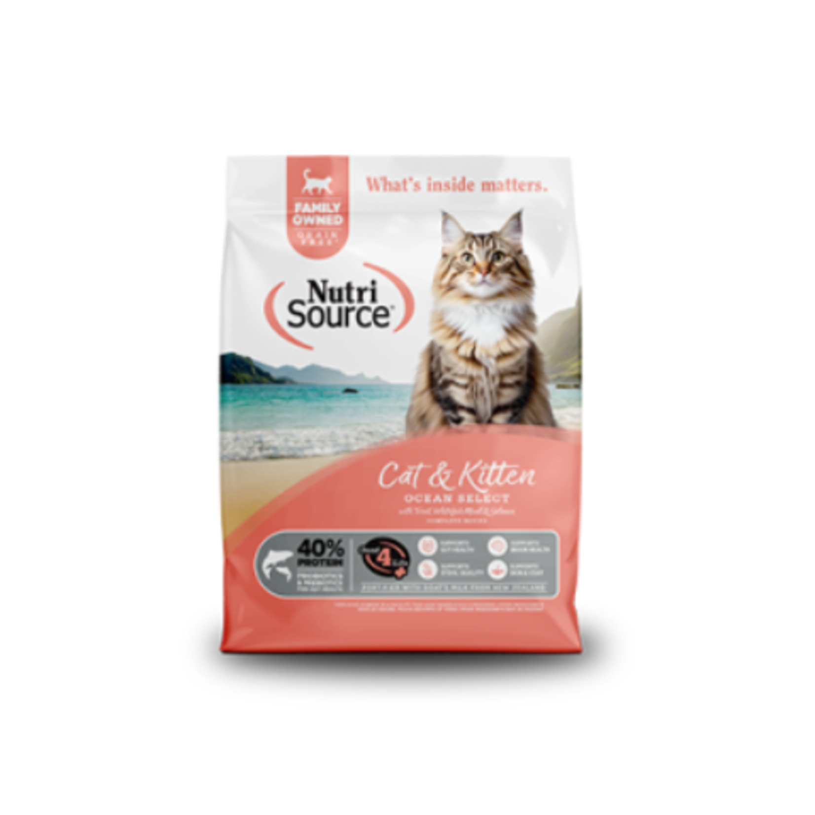 Nutri-Source Ocean Select - G Free - Cat & Kitten Food - 4 lbs
