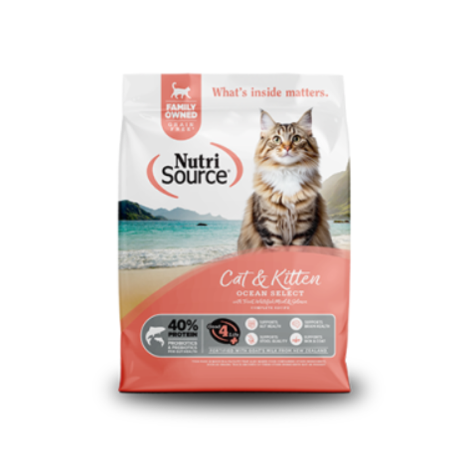 Nutri-Source Ocean Select - Sans G - Pour chats et chatons - 12 lbs