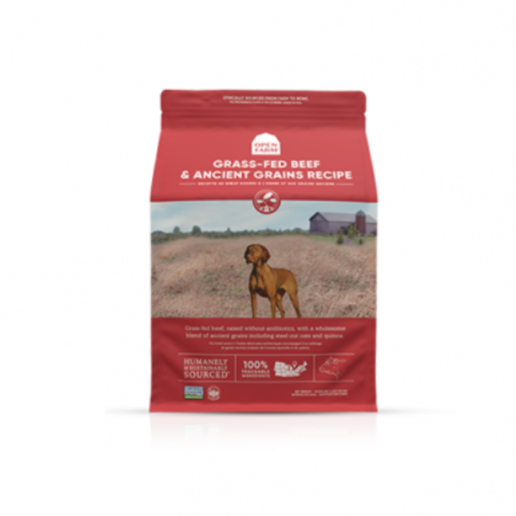 Open Farm Grass-Fed - Beef & Ancient Grains - 22 lbs