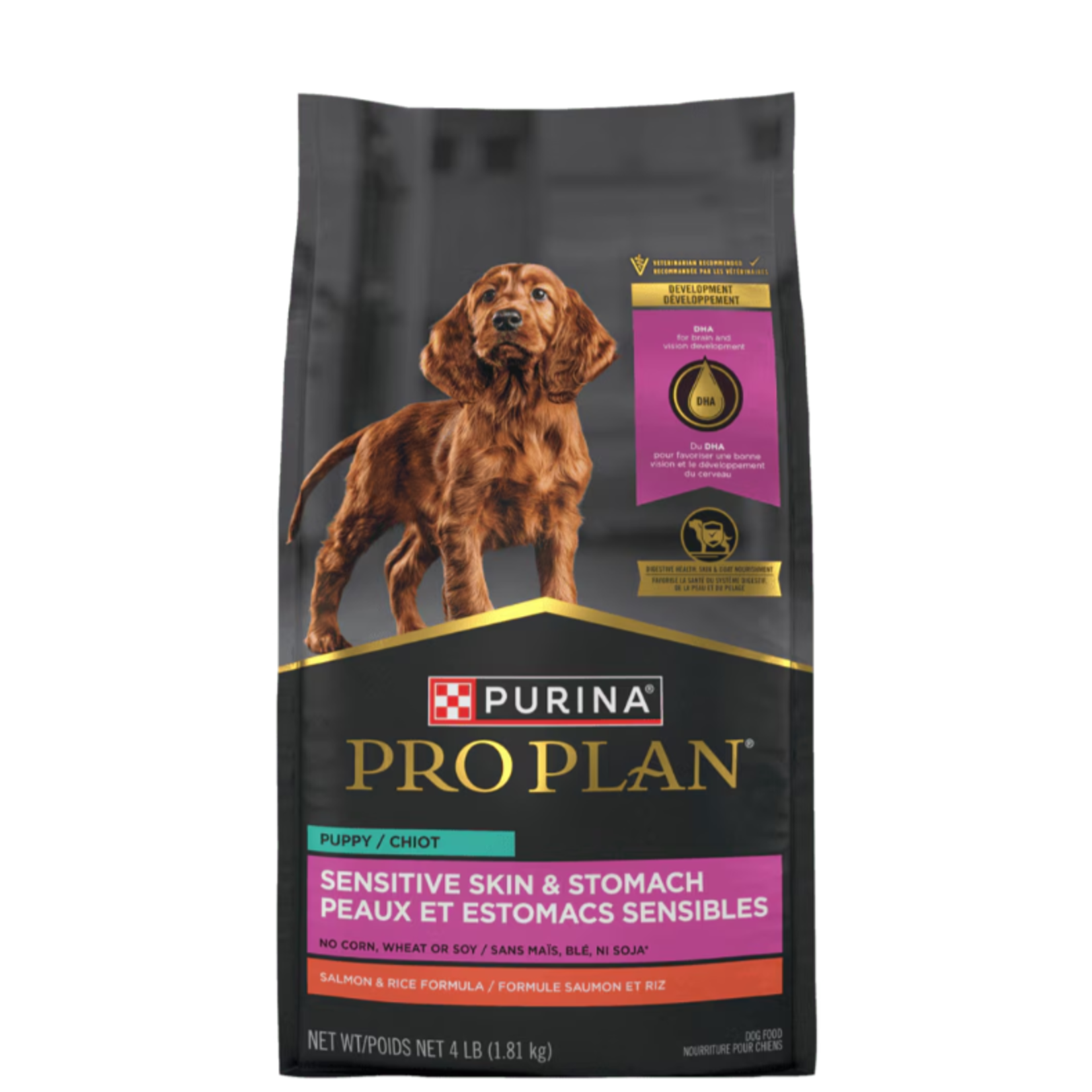 Purina Pro Plan - Puppy - Sensitive Skin & Stomach - Salmon & Rice Formula -  24 lbs