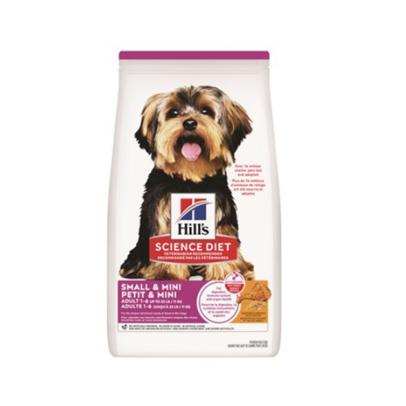 Hill's Science Diet Chicken Meal & Rice - Small & Mini - 15 lbs