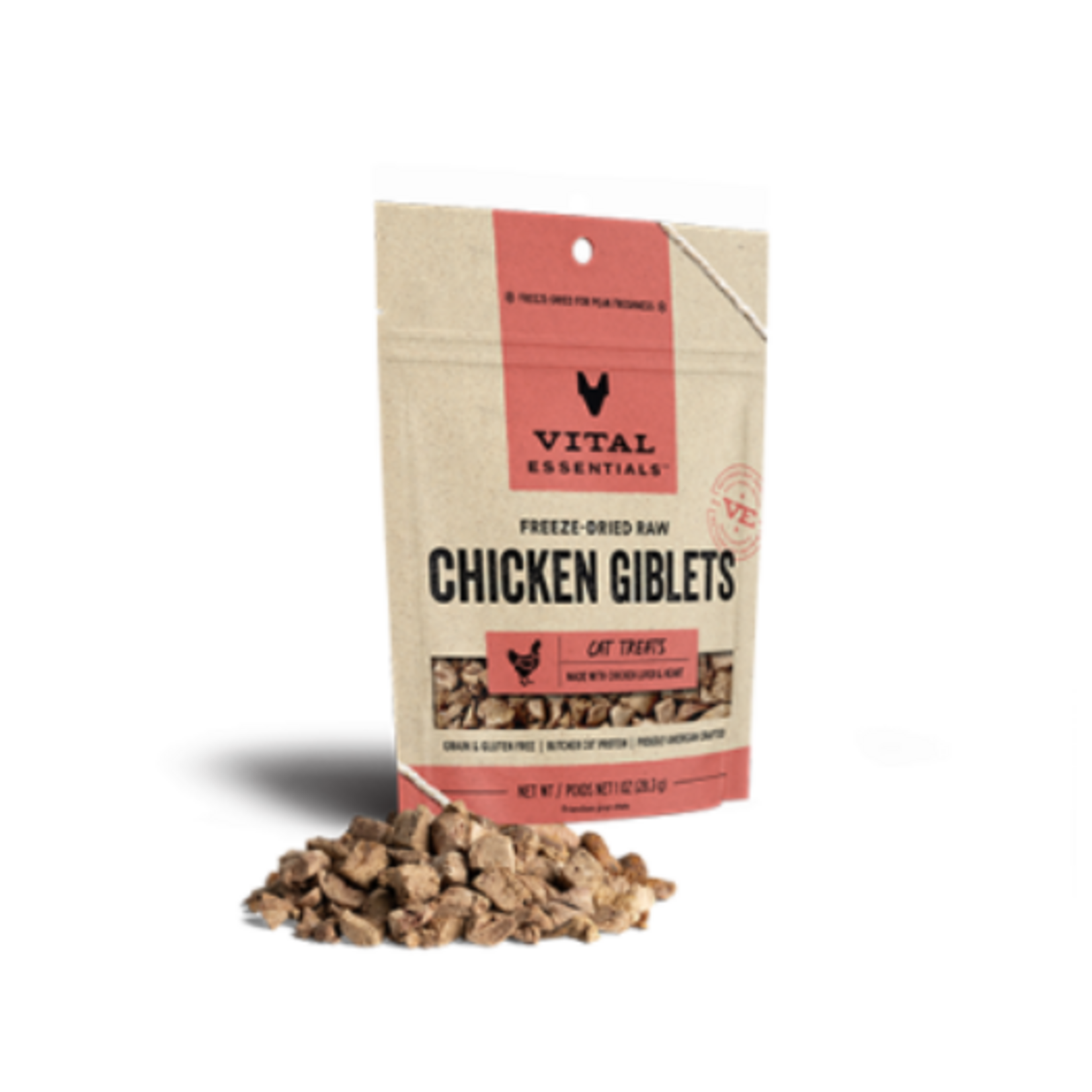 Vital Essentials Freeze-Dried Chicken - Giblets -  1 oz