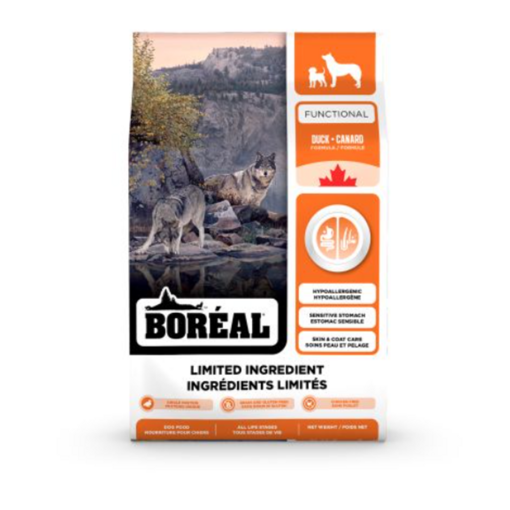 Boréal Functional - Limited Ingredient Dog Food - Duck - 22 lbs