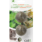 Catit Balles de jeu à l'herbe à chat et de Matatabi - Lot de 2