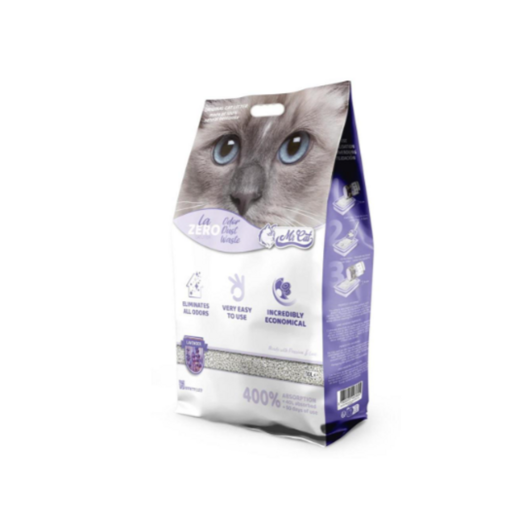 Demavic Litière bentonite - Lavande - 8 kg