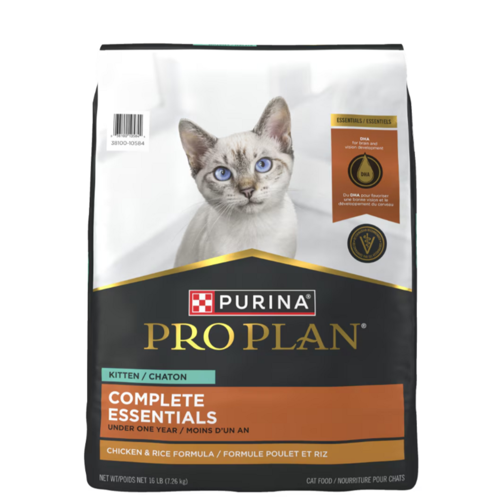 Purina Complete Essentials - Chicken & Rice Formula - Kitten - 15.84 lbs