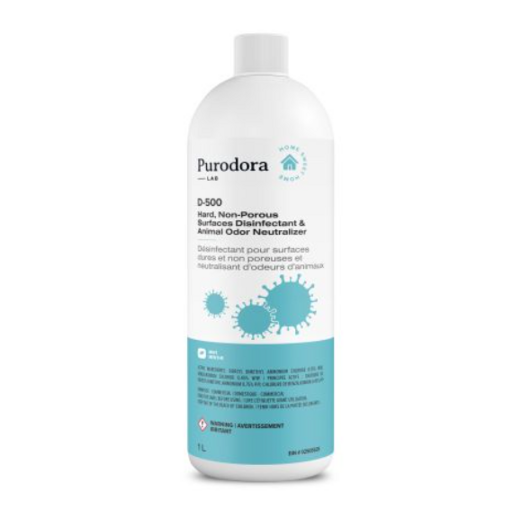Purodora Lab Neutralisant d'odeurs d'animaux et désinfectant - 1 litre