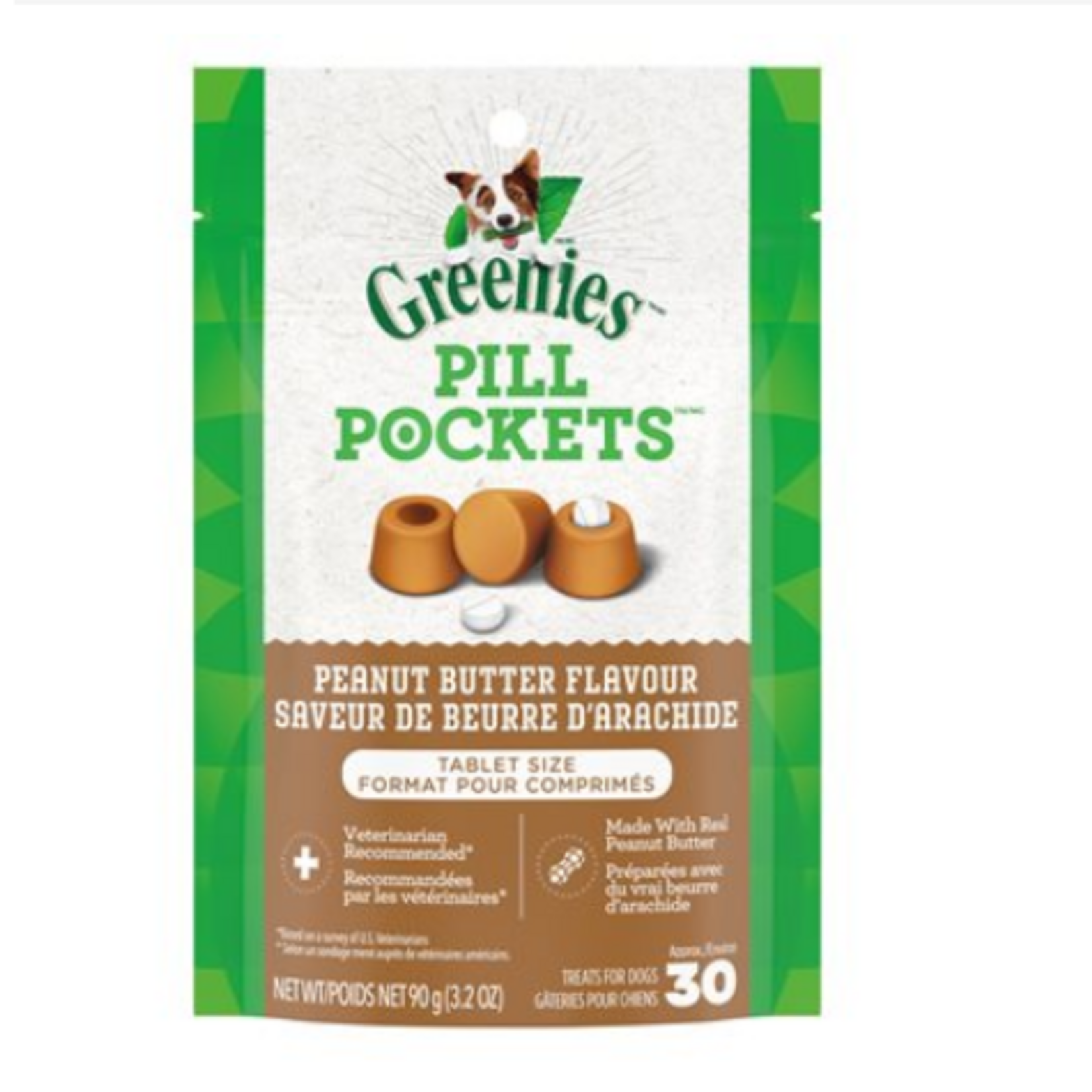 Greenies Pill Pockets - Peanut Butter - 3.2 oz