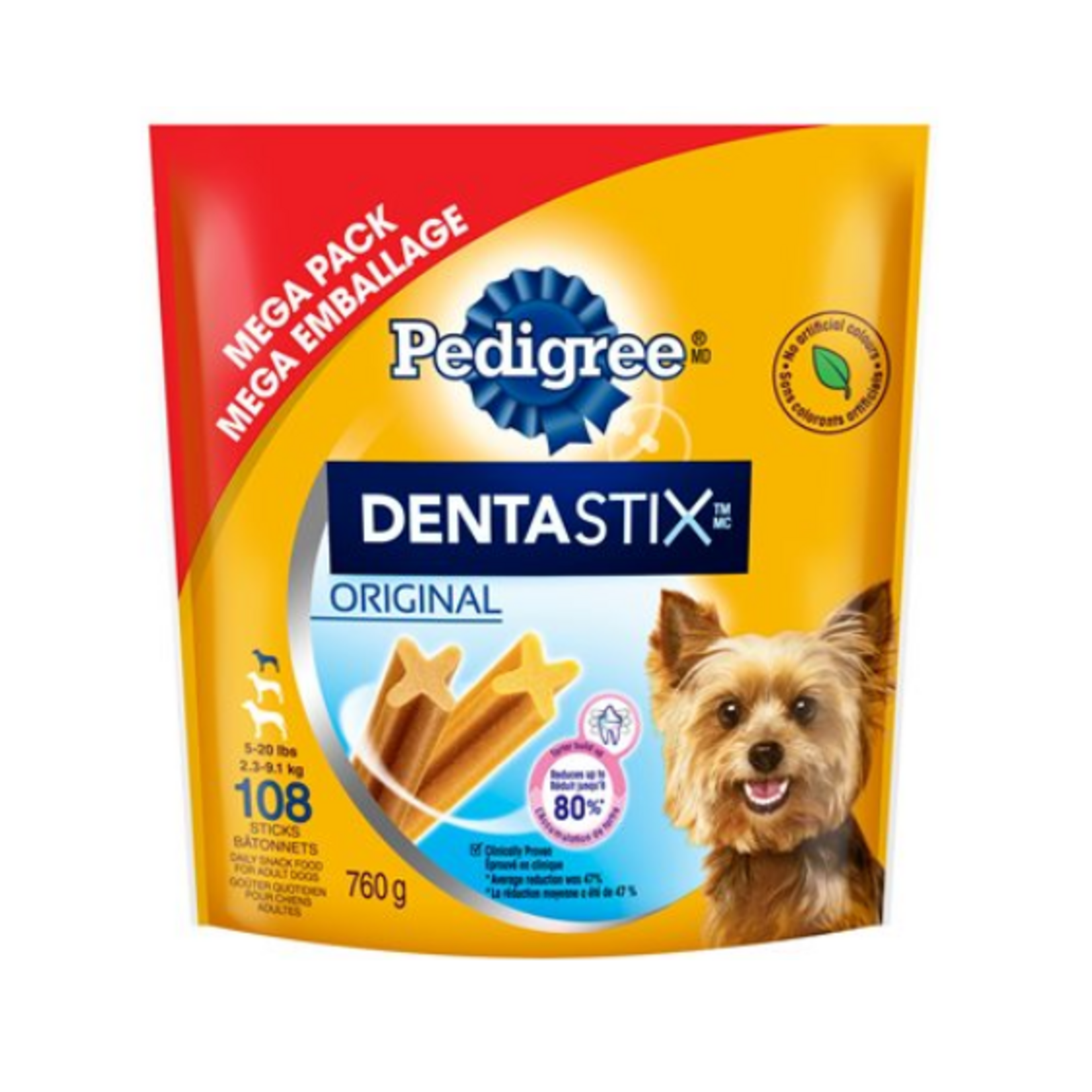 Pedigree Dentastix - Original - Mini - 108 Count - 760 g