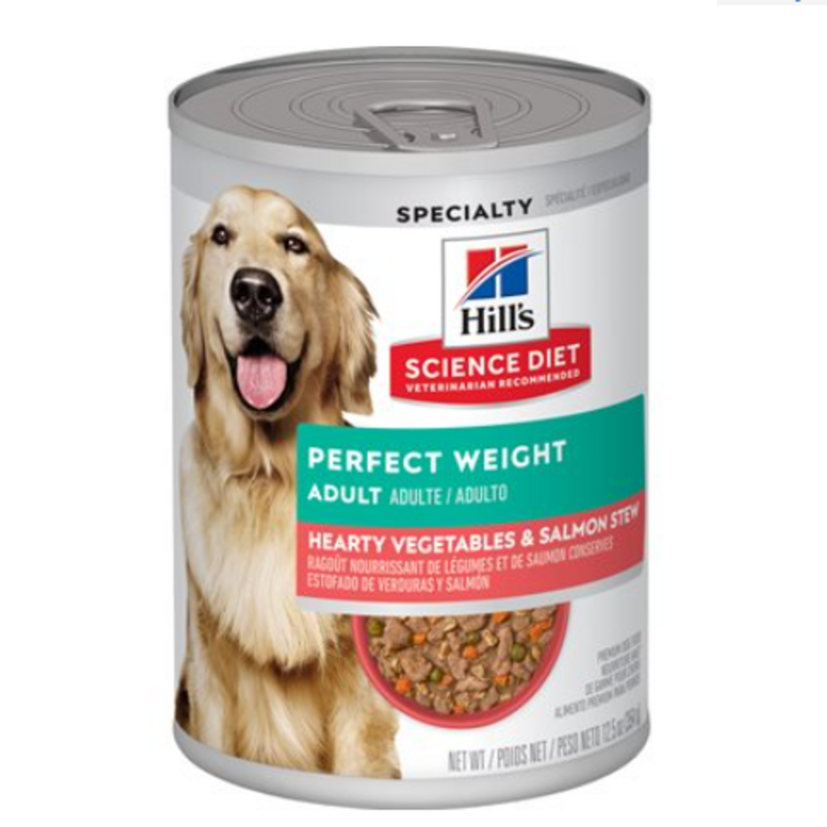Hill's Science Diet Perfect Weight - Hearty Vegetables & Salmon Stew -  12 oz
