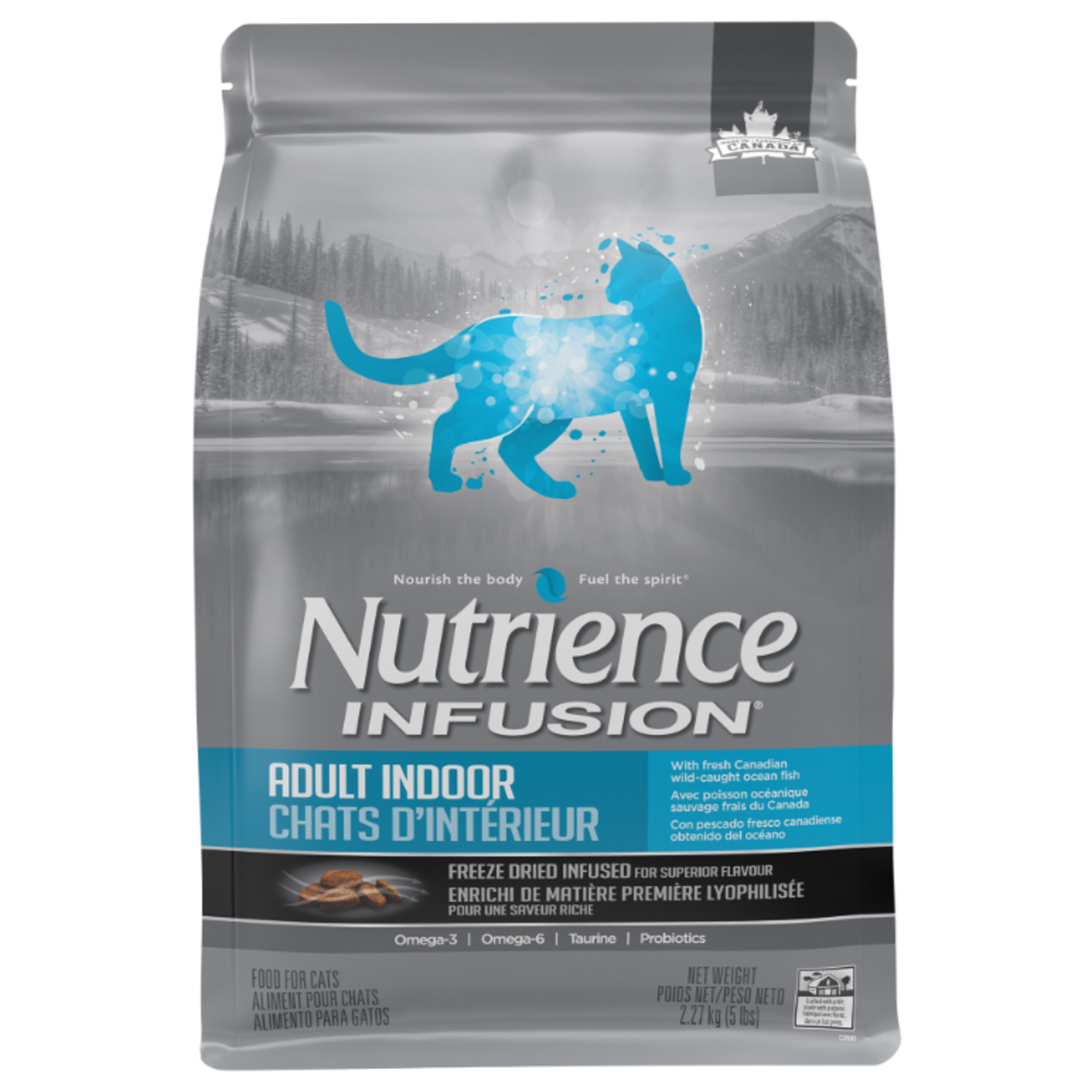 Nutrience Infusion - Chat adulte d'intérieur - Poisson de l'océan - 5 lbs