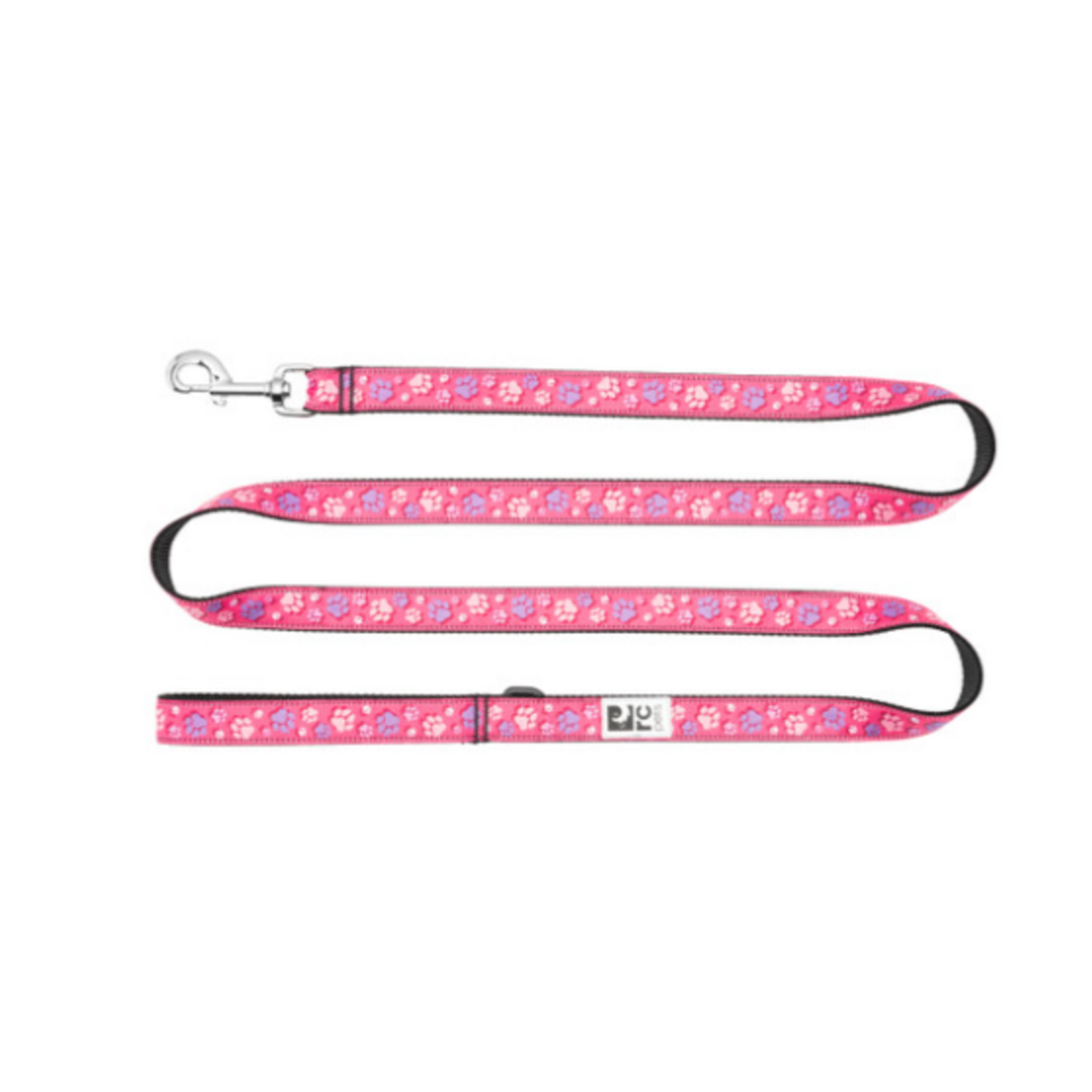RC Pets Leash - Fresh Tracks Pink - 1 x 6 in