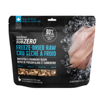 Nutrience SubZero - Poisson blanc cru lyophilisé - Recette aux canneberges - 113 g