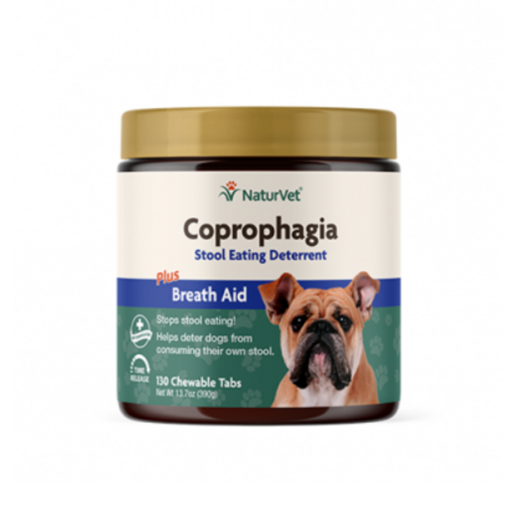 NaturVet Comprimés à croquer contre la coprophagie - 130 unités