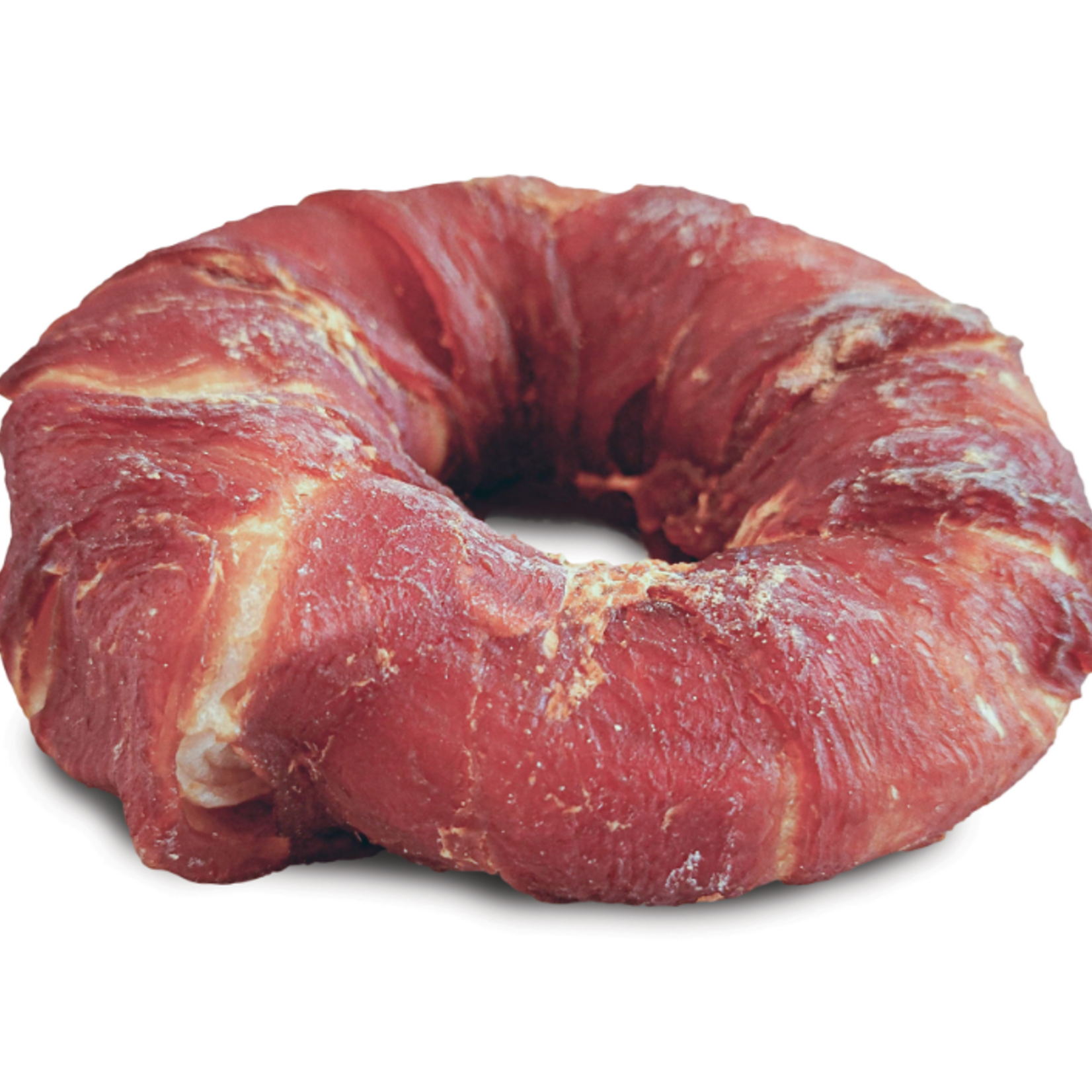 Dogit Snack Bar Rawhide - Duck - Wrapped Donut - 1 pc - 13.9 - 15.2 cm dia