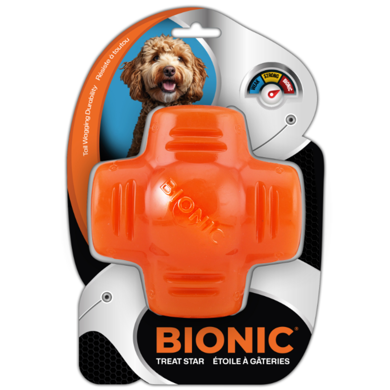 Bionic Treat star - Fill it with treats - 4.8 x 3 in