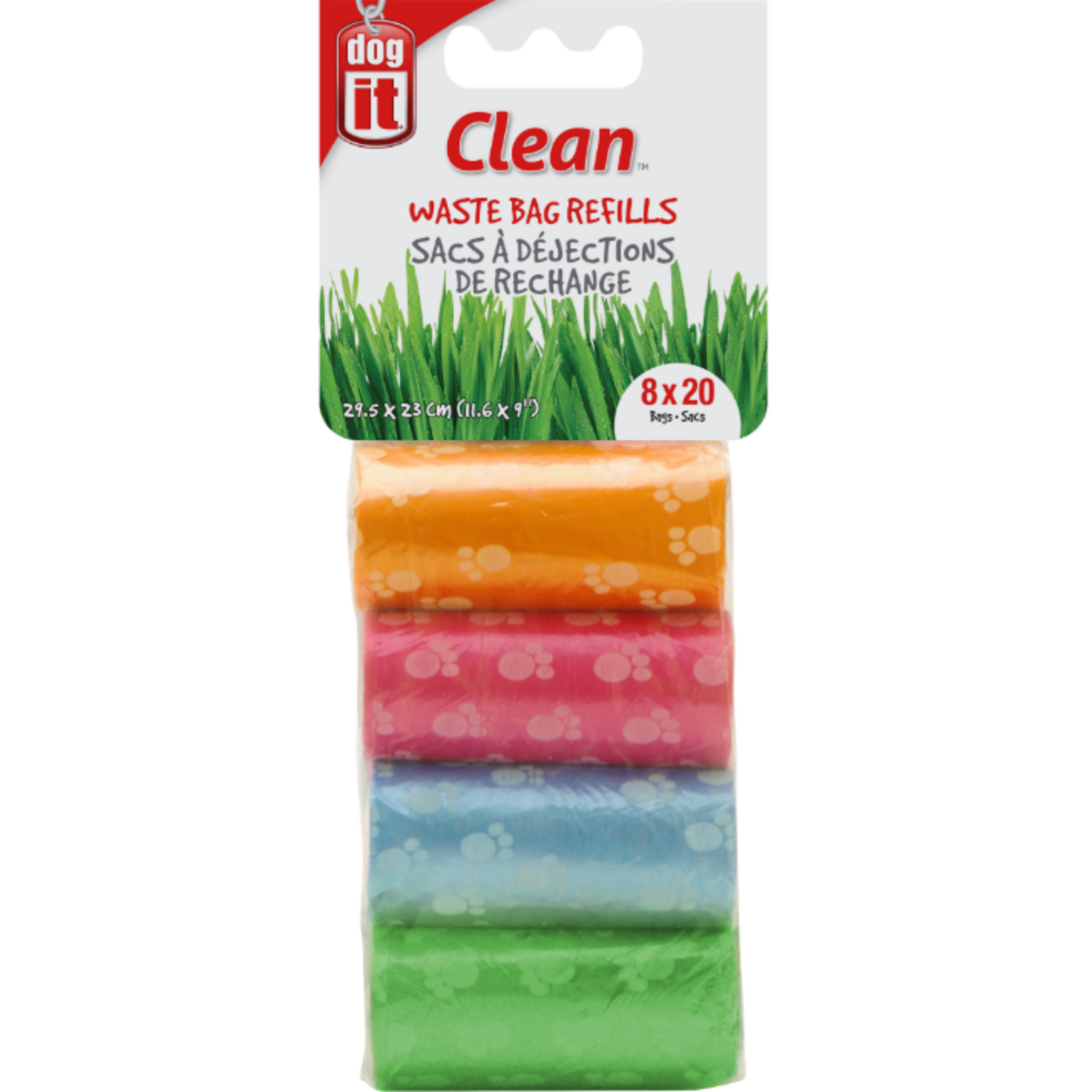 Dogit Waste Bags - 8 Rolls - 20 Bags per roll