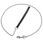 Hunter Brand Fine chain leash - Nylon handle - 48 in