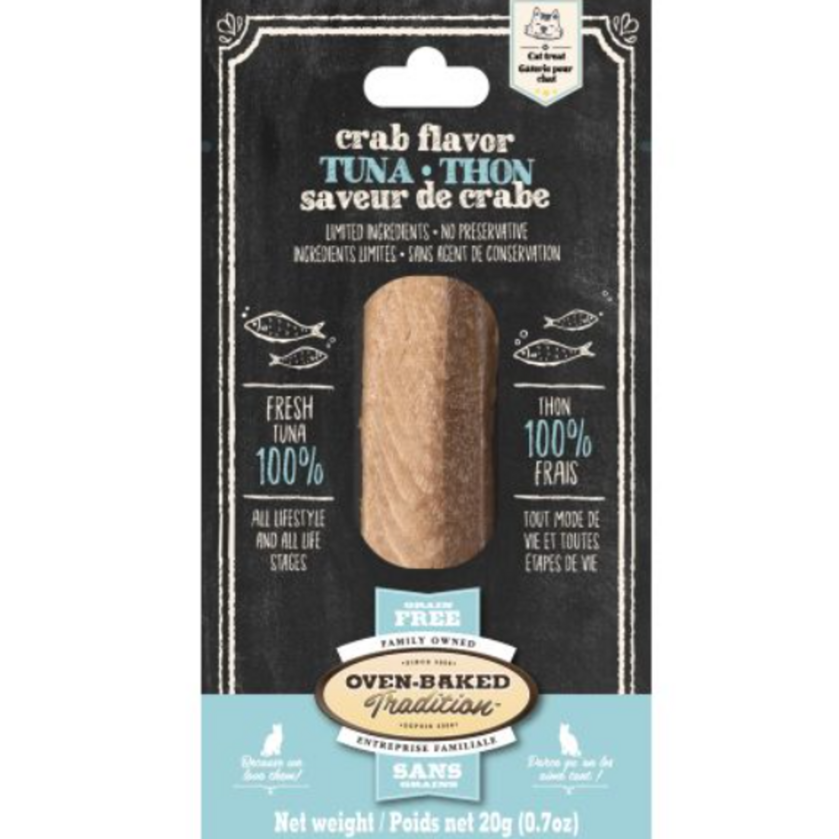 Oven-Baked Tuna Fillets & Crab Flavor - 20g