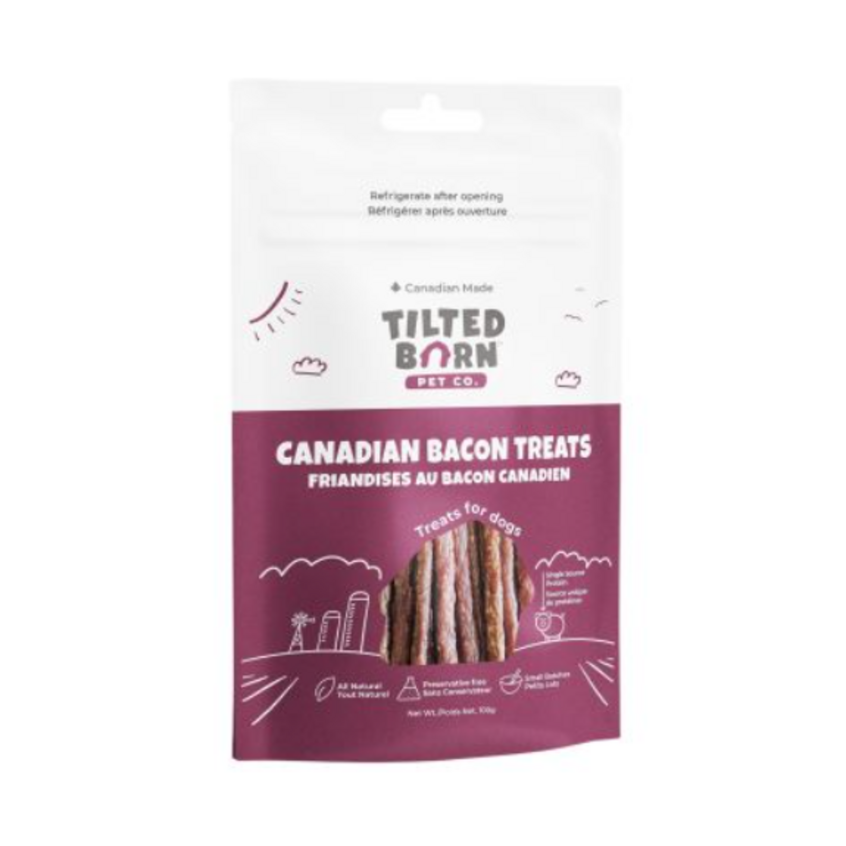Tilted Barn Gâteries au bacon - 100 g