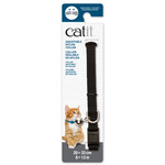 Catit Collier en nylon ajustable et détachable - Noir - 8-13 in