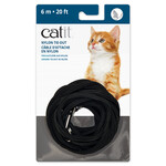 Corde d'attache en nylon noir - 20 ft