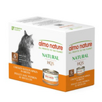 Almo Natural - Multipack for Cats – Chicken with Pumpkin in Broth (Pack of 6 x 70g)