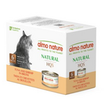 Almo HQS Natural - Cat Multipack - Tuna and Shrimp in Broth (Pack of 6 x 70g)