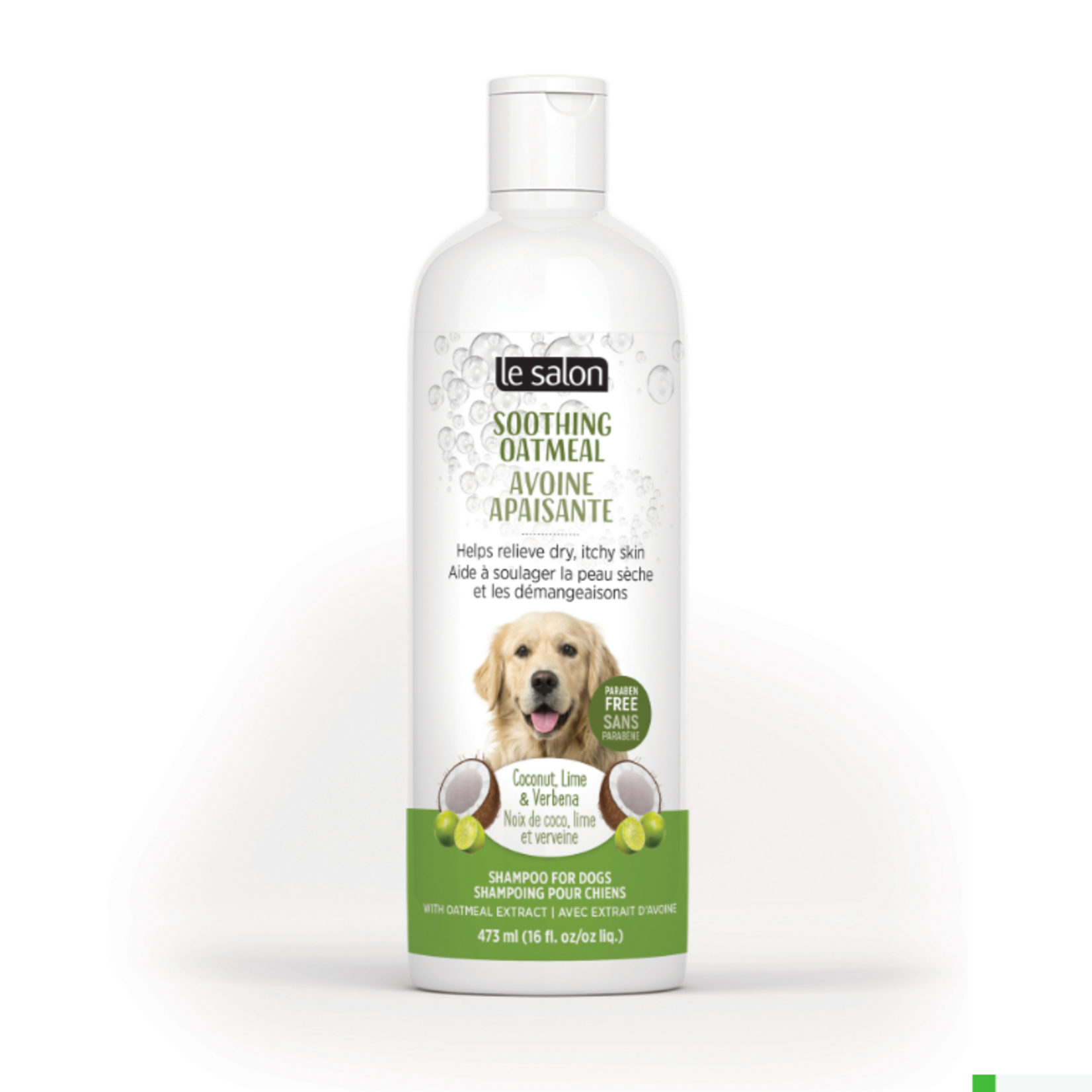 Le Salon Shampoing apaisant à l'avoine pour chiens - 473 ml