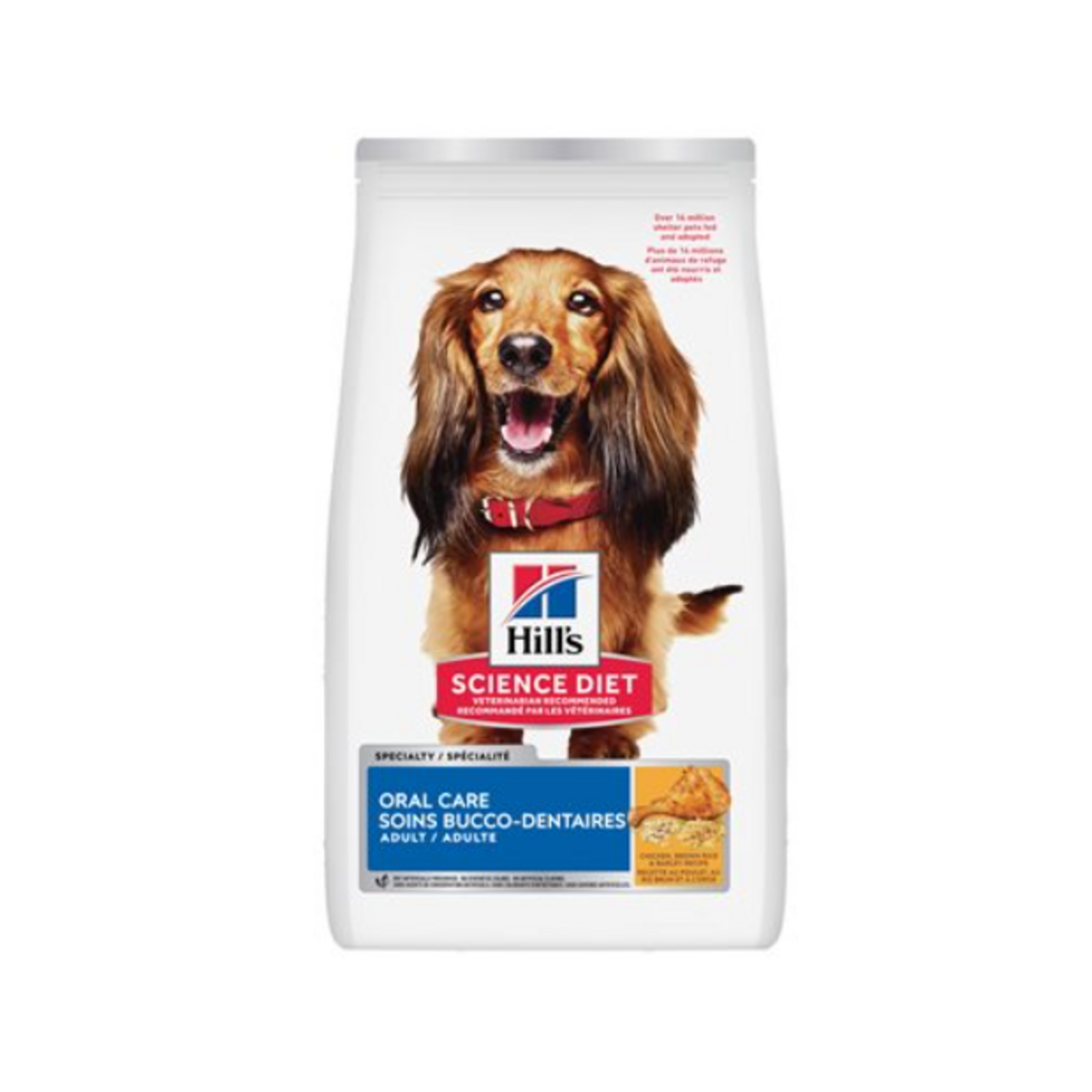 Hill's Science Diet Soins dentaires - Poulet, riz et orge - Adulte - 1,8 kg