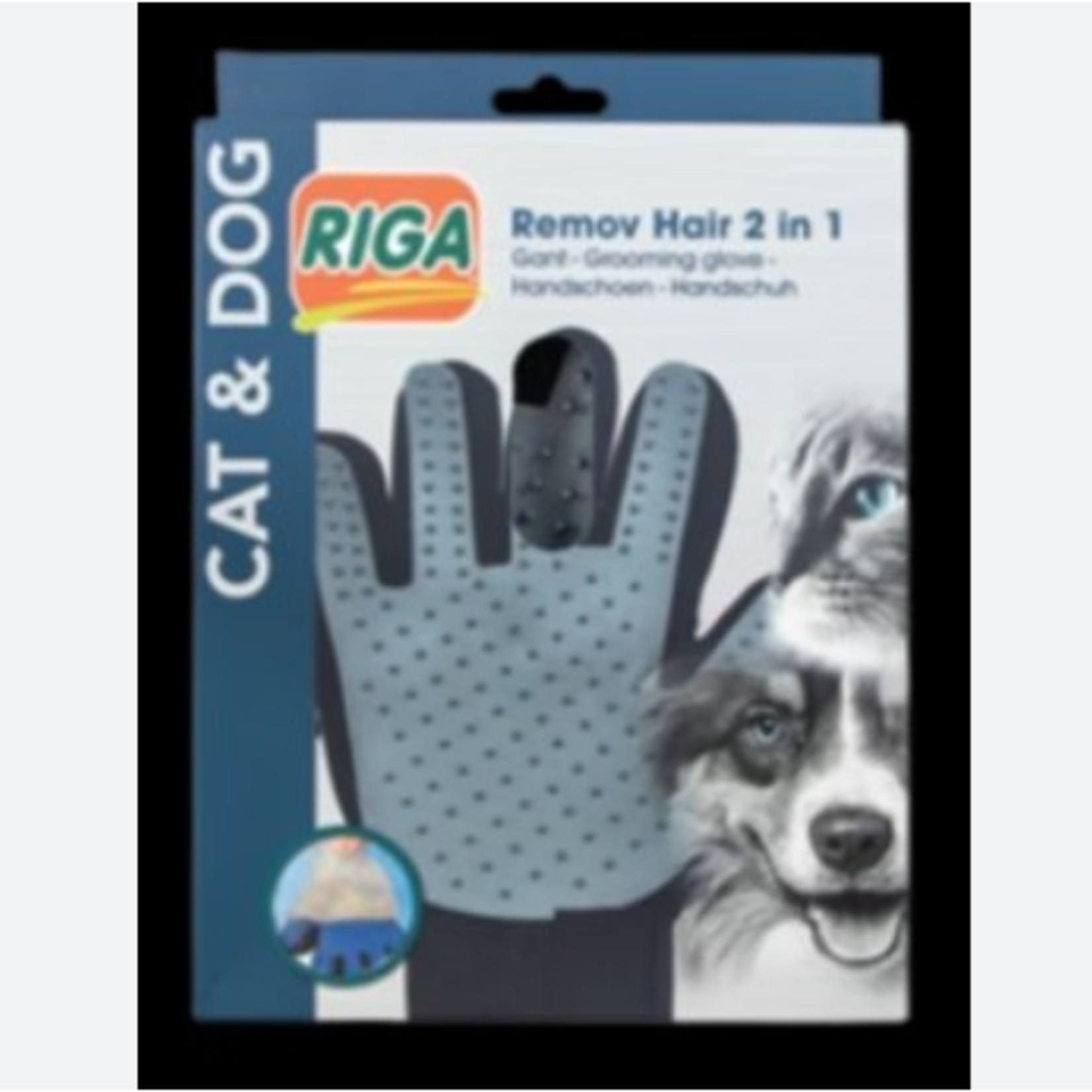 RIGA Remov hairs - Grooming glove - 2 in 1
