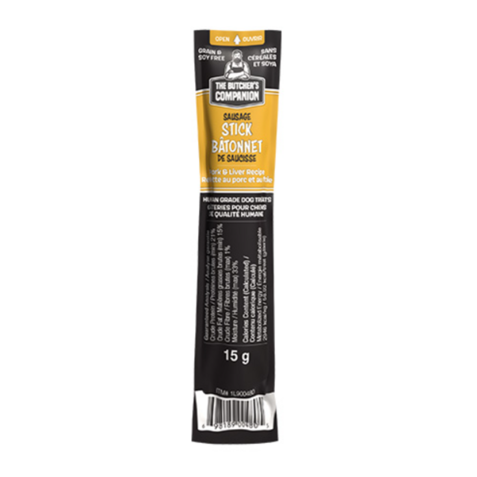 Bâtonnets de saucisse - Recette porc et foie - 15 g