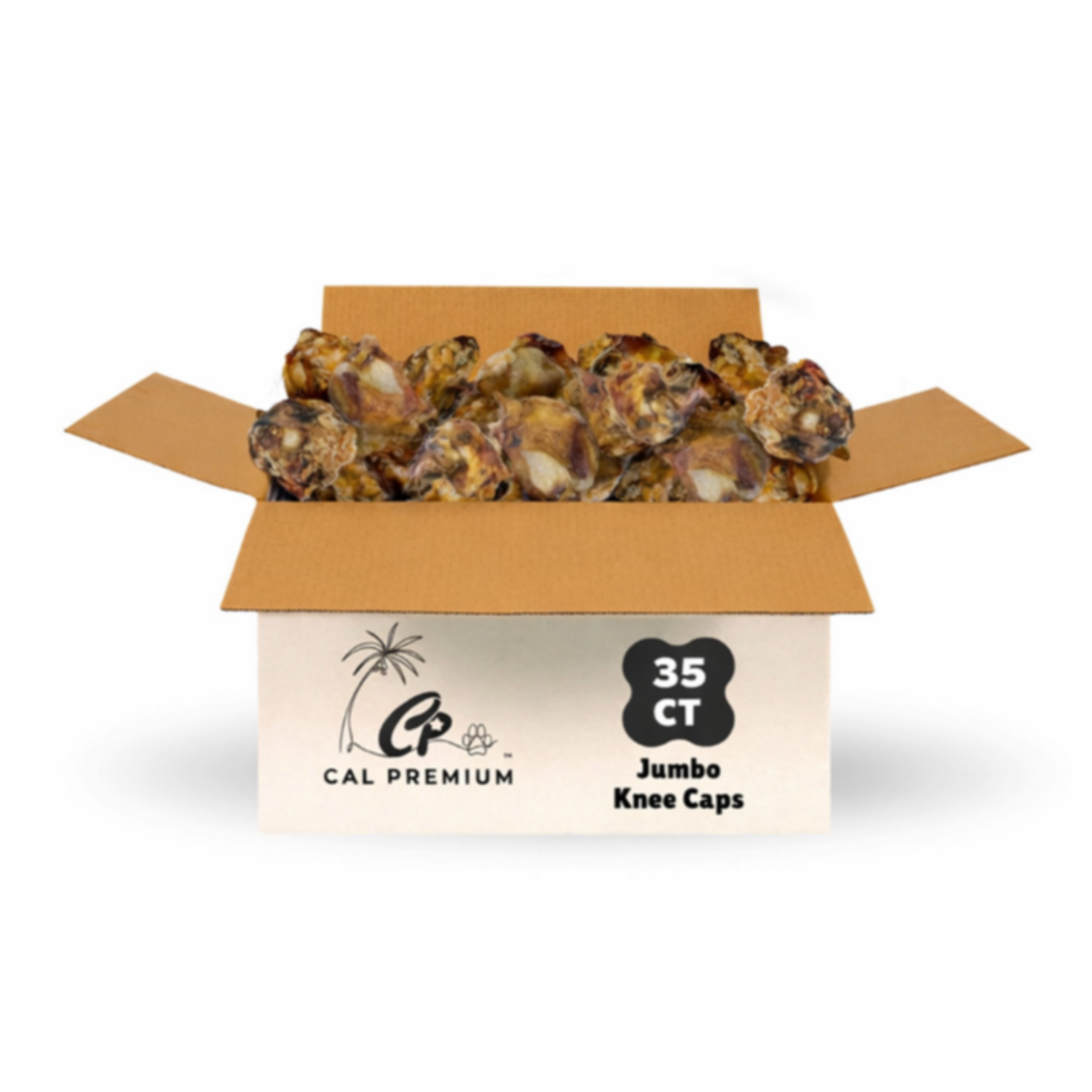 CAL Premium Kneecaps Jumbo Beef - 4 to 5 in - Sold individually