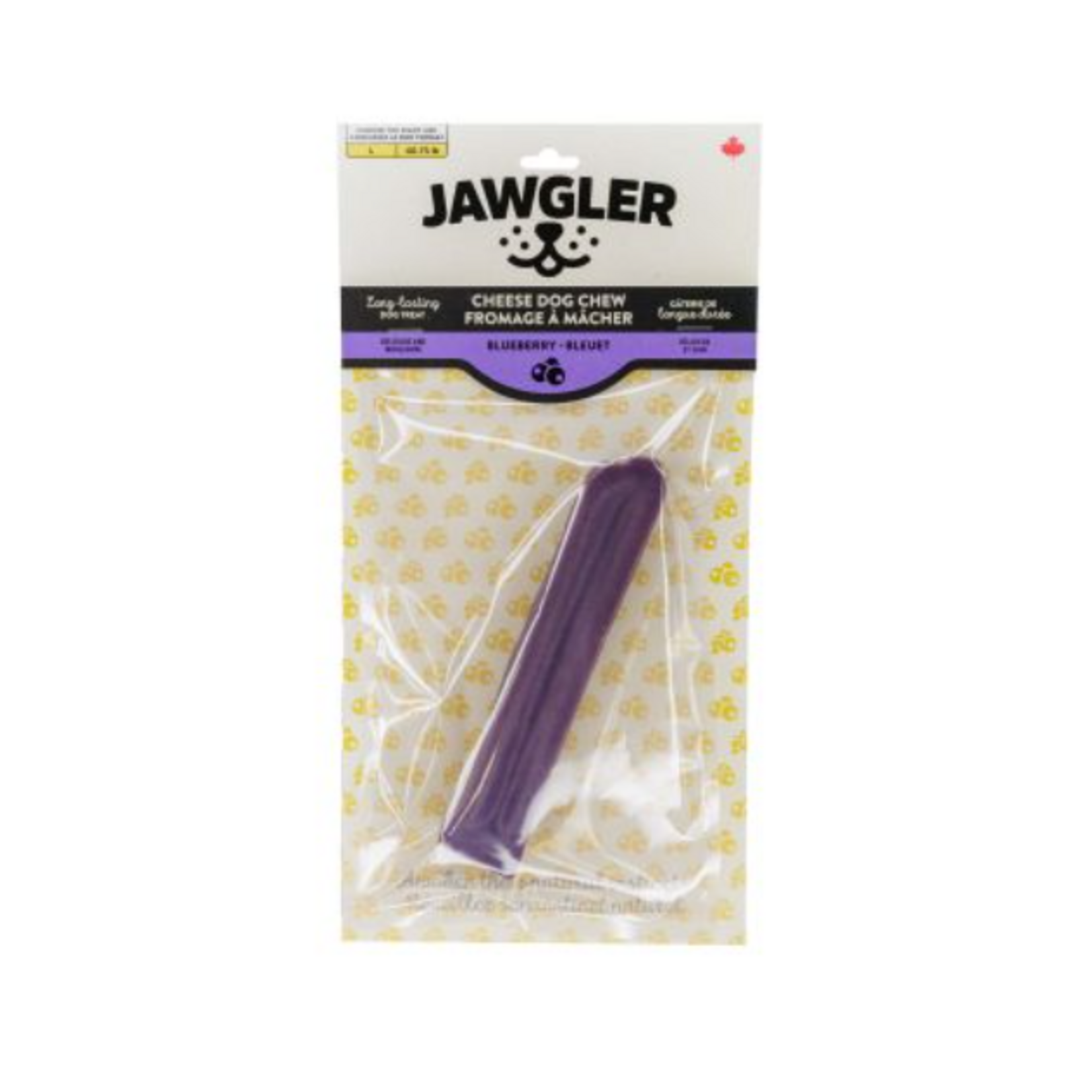 Jawgler Cheesy Chew Treat - Blueberry - Large - 130 g
