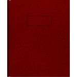 Blueline Hard Cover Notebook  192pgs - Red