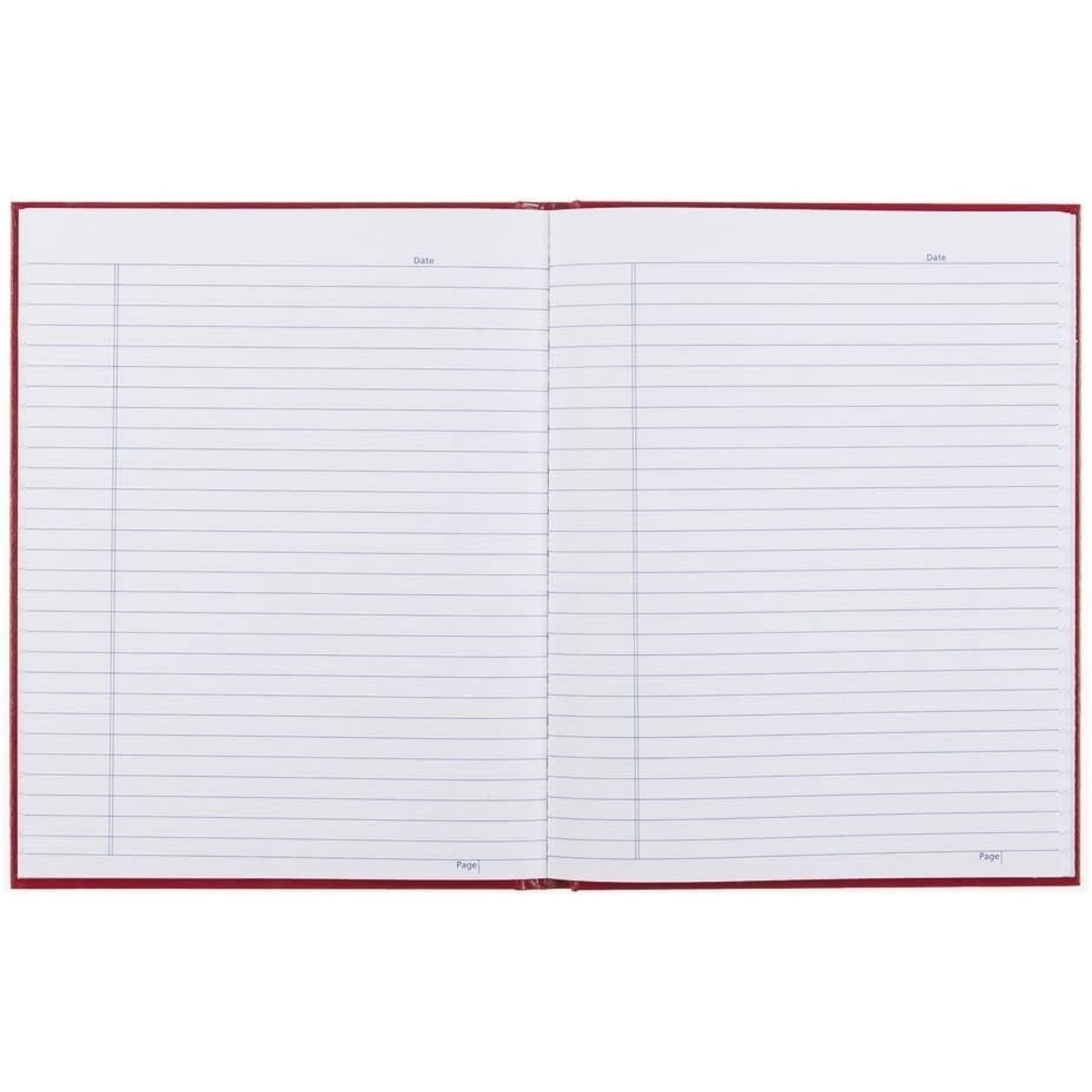 Blueline Hard Cover Notebook  192pgs- Red