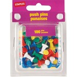 Assorted Push Pins - 100pc.