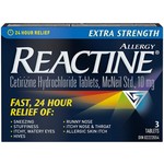 Reactine Allergy Relief 10mg 3tabs