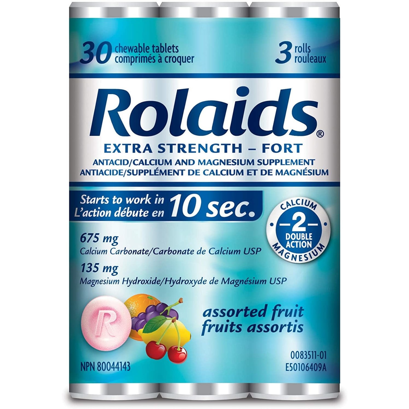 Rolaids Extra Strength Chew Fruit 3x10