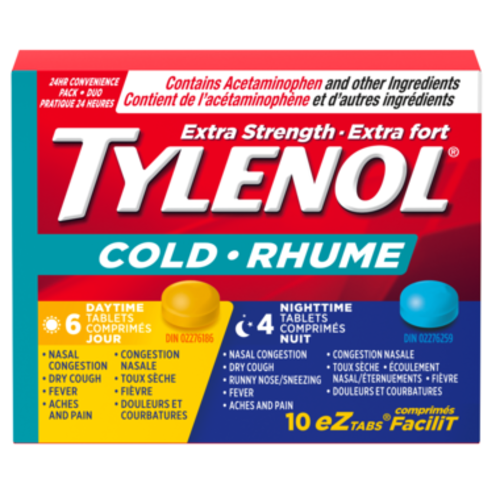 Tylenol Cold Extra Strength Day and Night 10tabs