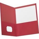 Recycled Twin Pocket Portfolio - Red