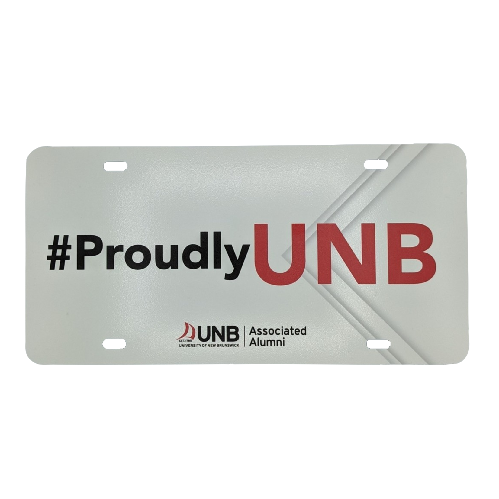 #Proudly UNB Alumni License Plate