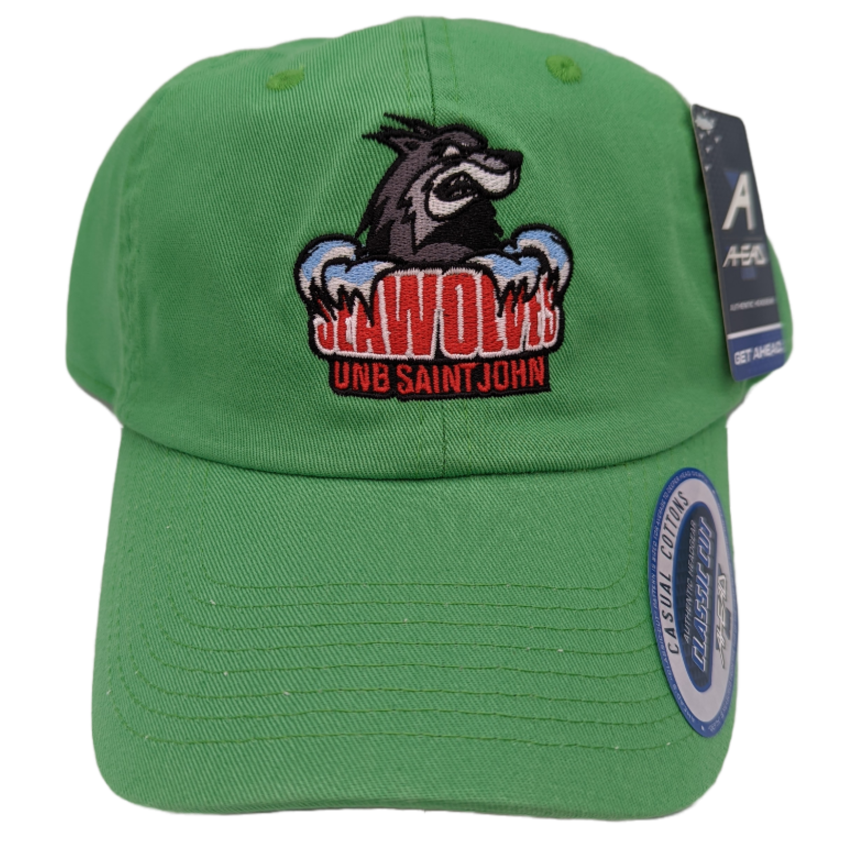 Washed Twill Soft Hat Seawolves - Green Only