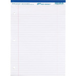 Hilroy Perforated Pad 3-Hole Punched Pad, 50 Sheets