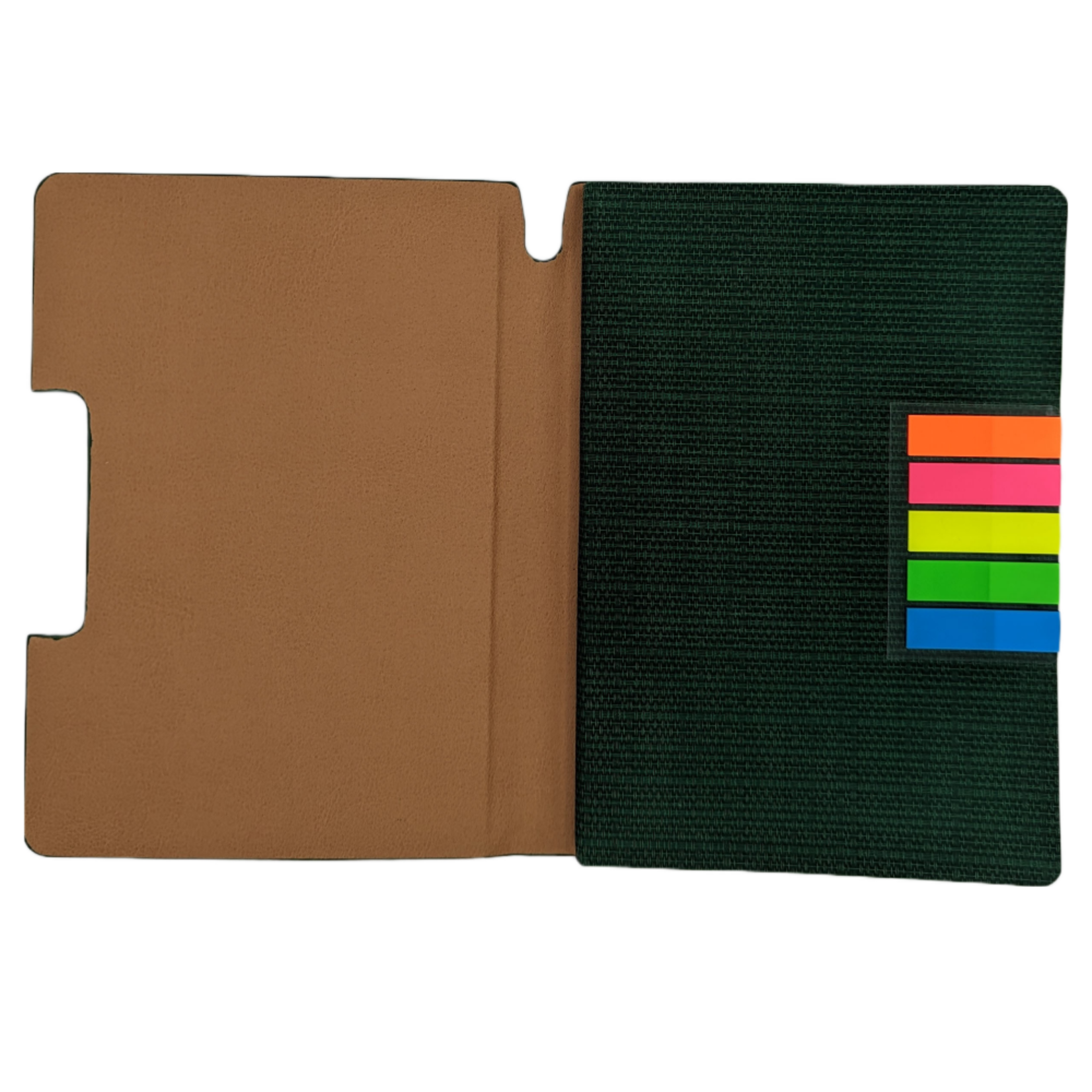 UNB Faux-Leather Journal with Adhesive Tabs
