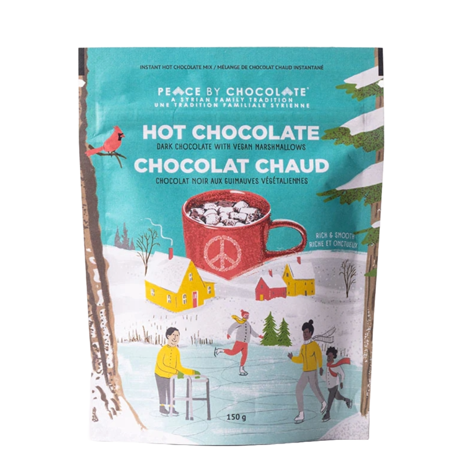Peace by Chocolate - Instant Dark Hot Chocolate with Vegan Marshmallows