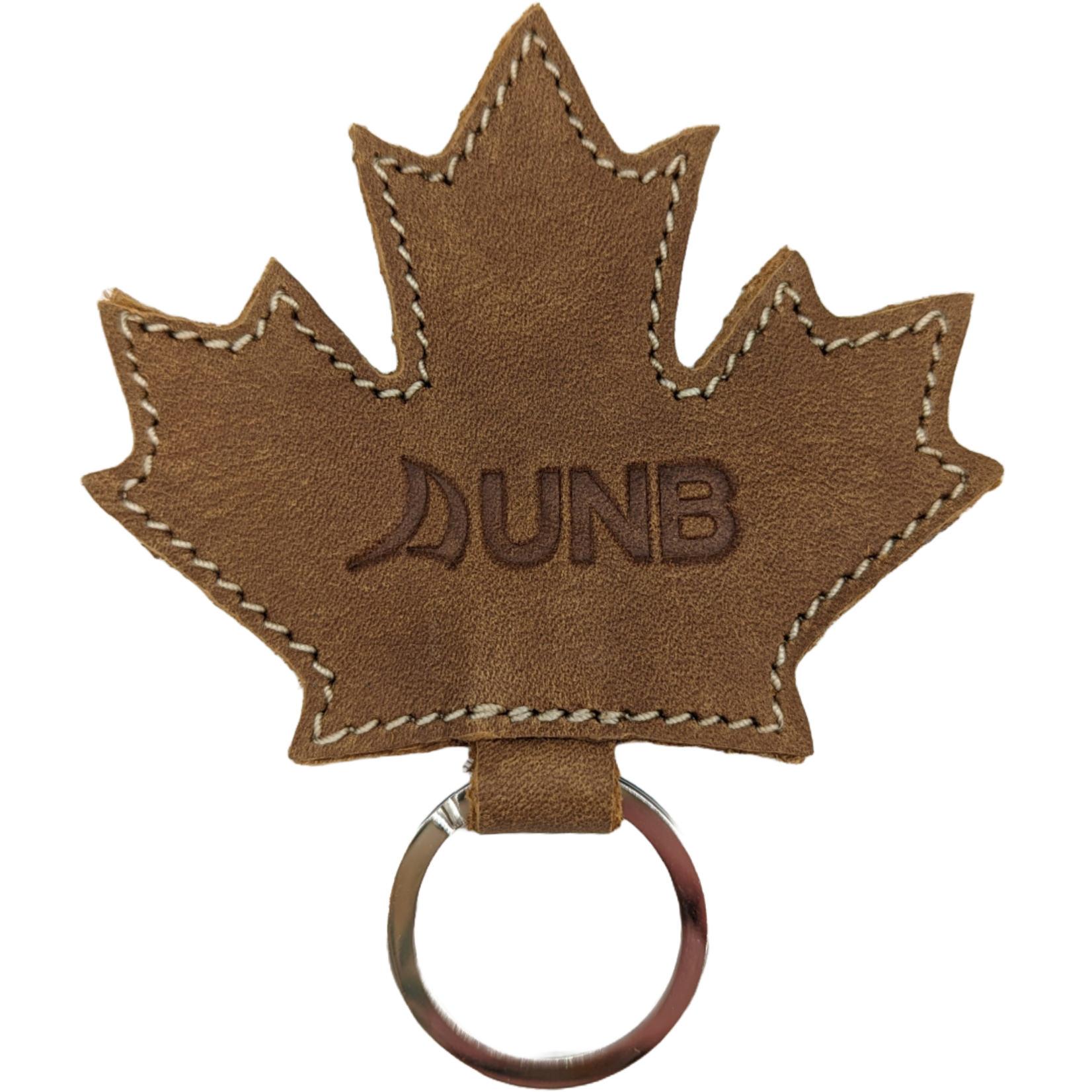 Roots UNB Maple Leaf Key Ring
