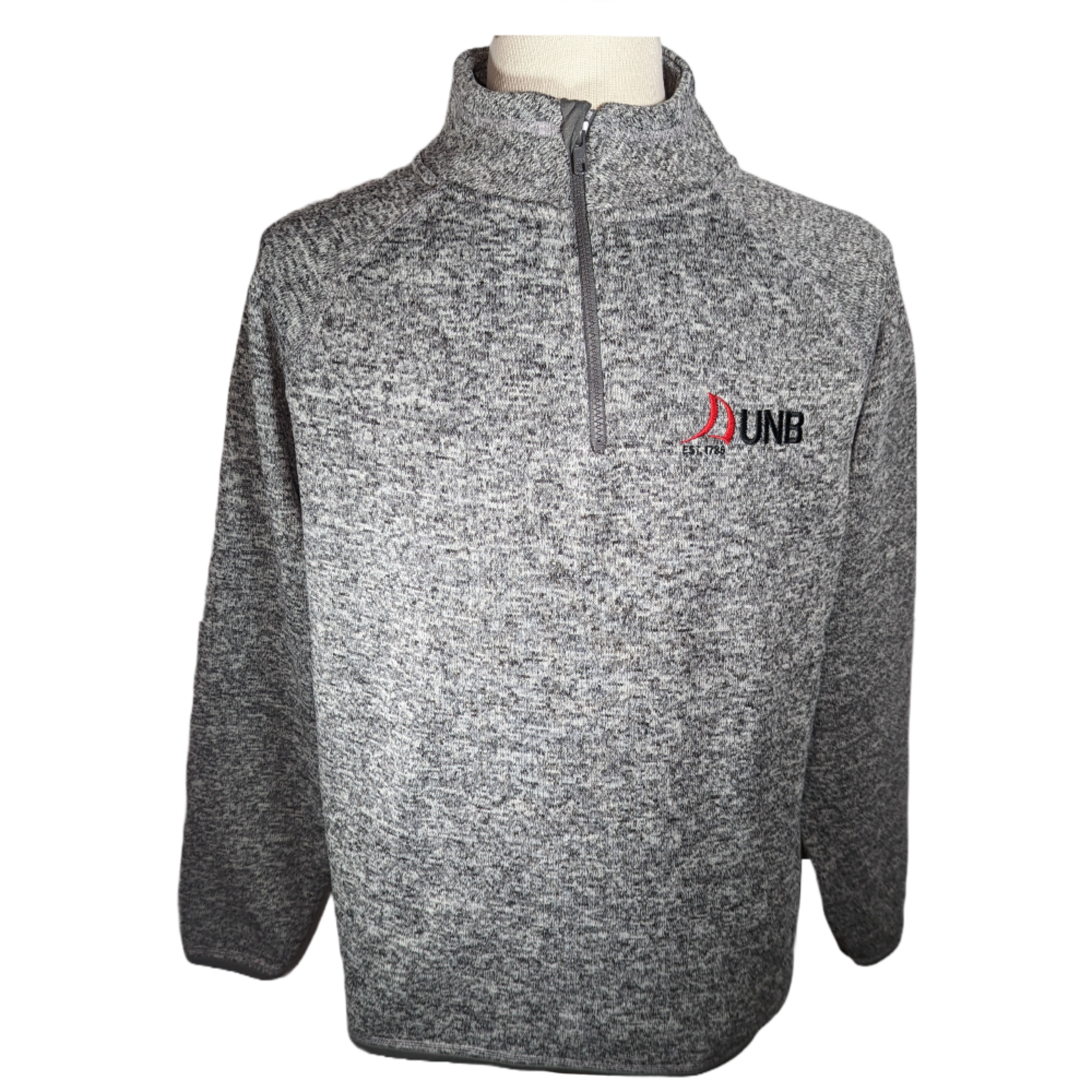 Quarter-Zip Sweater - UNB Logo