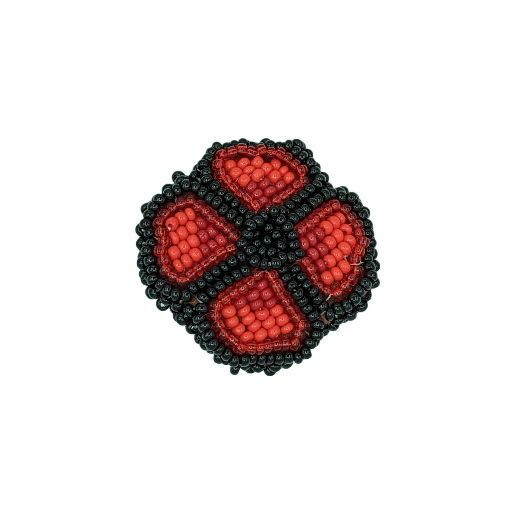 Amirault's Designs Beaded Poppy
