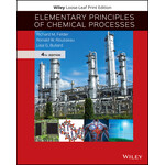 Elementary Principles of Chemical Processes, 4th Edition (Looseleaf)